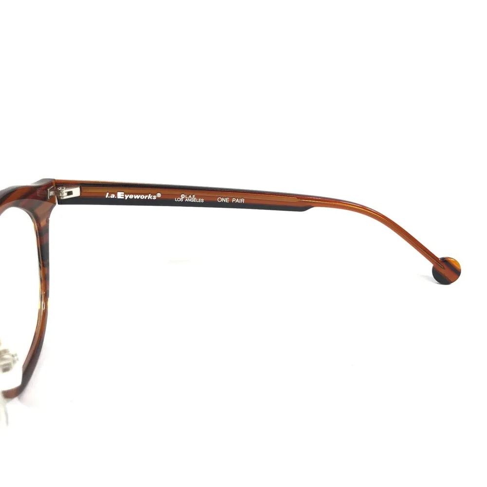 I.a. Eyeworks Eyeglasses Frames OSLO 937 Brown Horn Striped Abyssinian 51-22-140